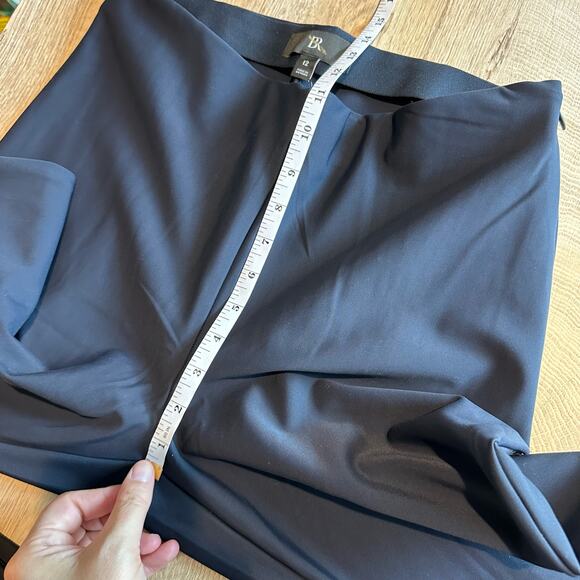 Banana Republic Ramira Bi-Stretch Flare Pant Navy Blue 12 - Picture 11 of 12